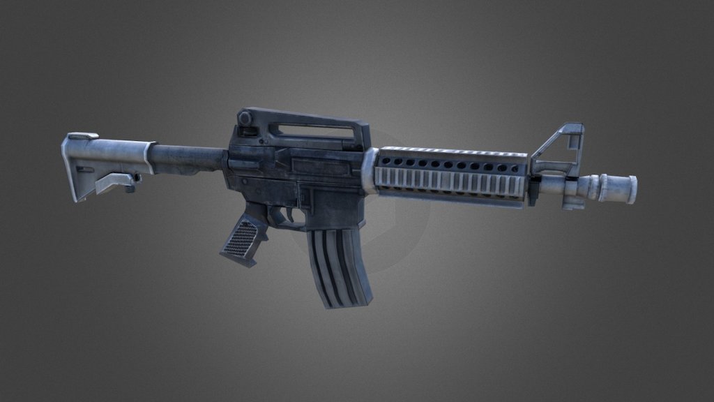 Realistic Gun - 3D model by sandeepreddybunny [f5e7a68] - Sketchfab