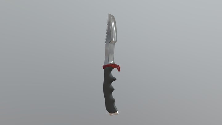 combat knife 3D Model