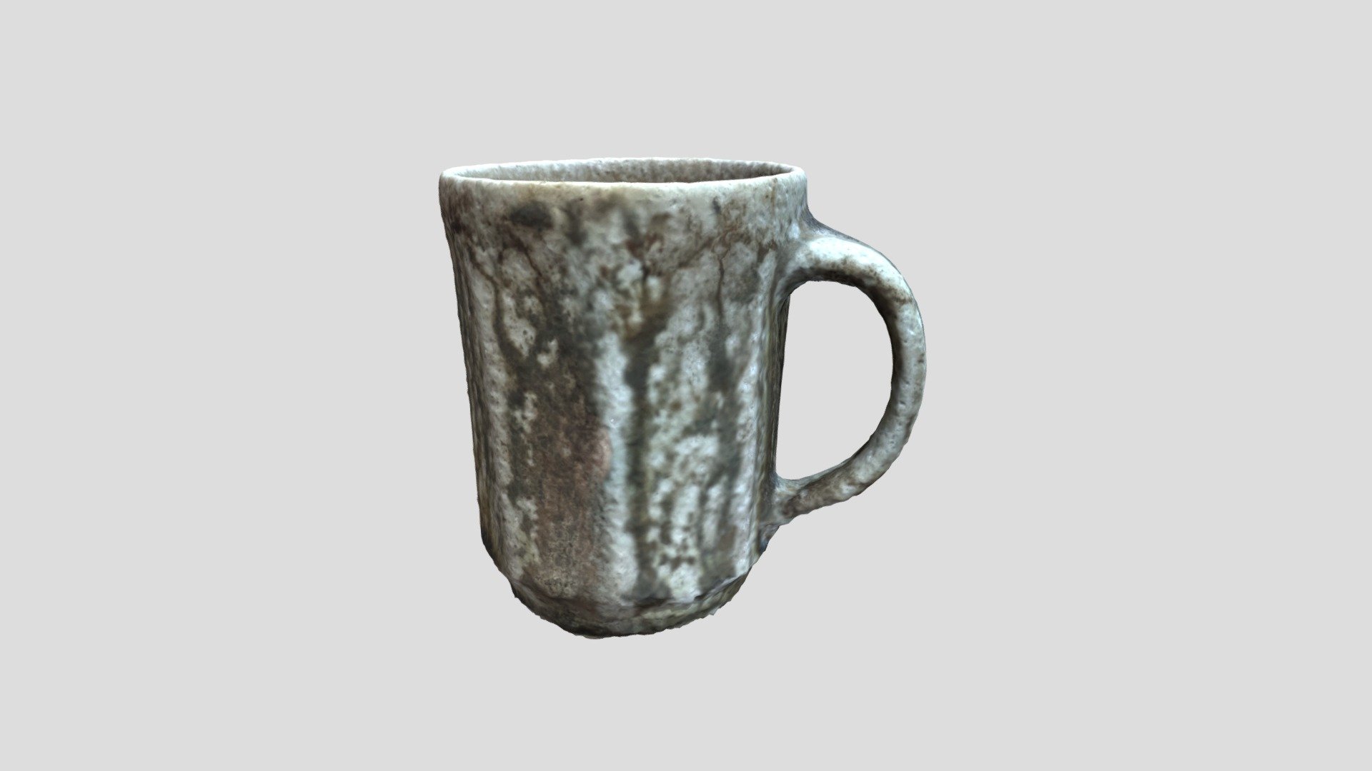 Pottery coffee cup