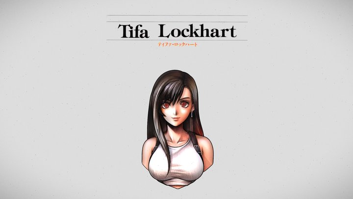 Tifa Lockhart - Final Fantasy VII Original 3D Model