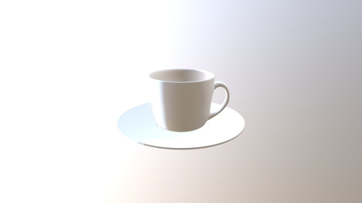 cup and saucer 3D Model