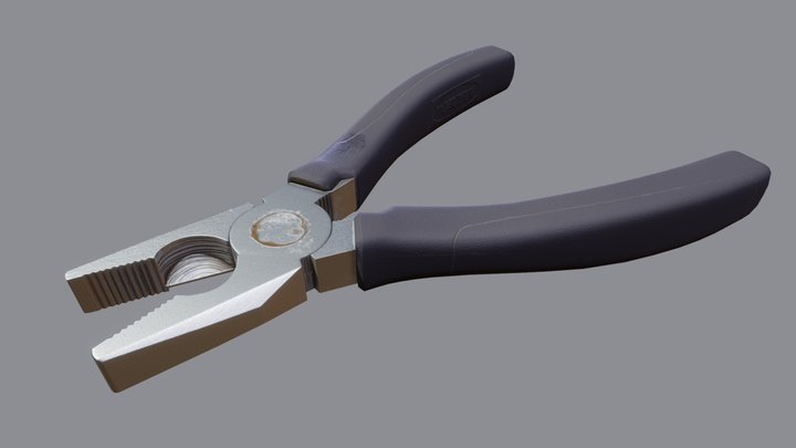 Real Time Ikea Pliers 3D Model