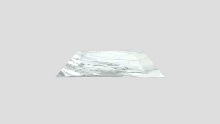 Marble Plate 3D Model