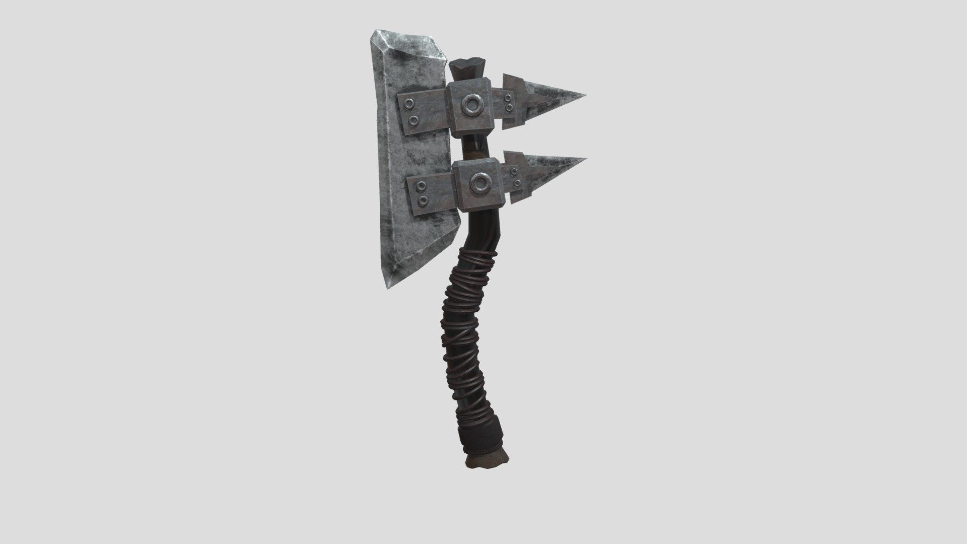 Low poly axe