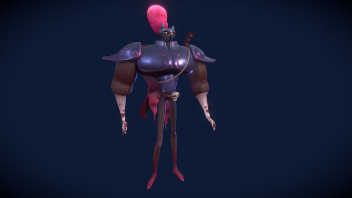 Stylized Character _ Kuddra The soul hunter 3D Model