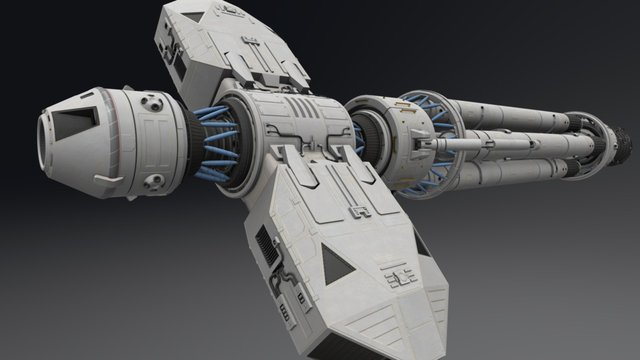 Interplanetary Spaceship 3D Model