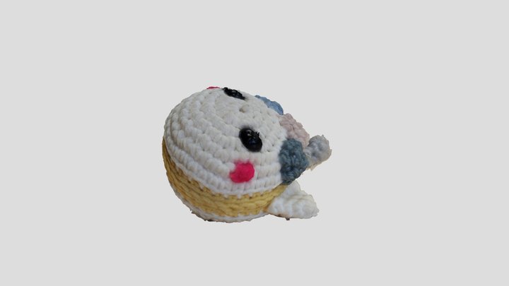 Unicorm plushie 3D Model