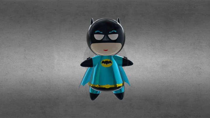 Batman Riru (Poster) 1/36 3D Model