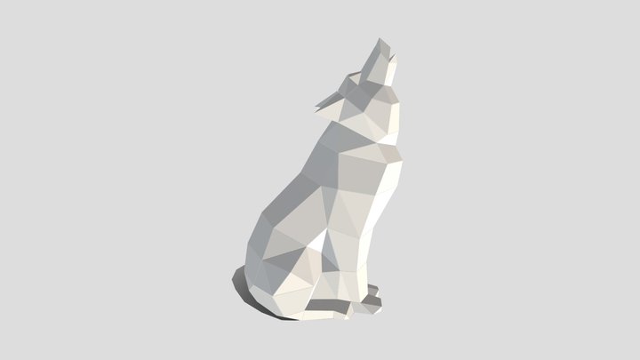 Волк 3D Model