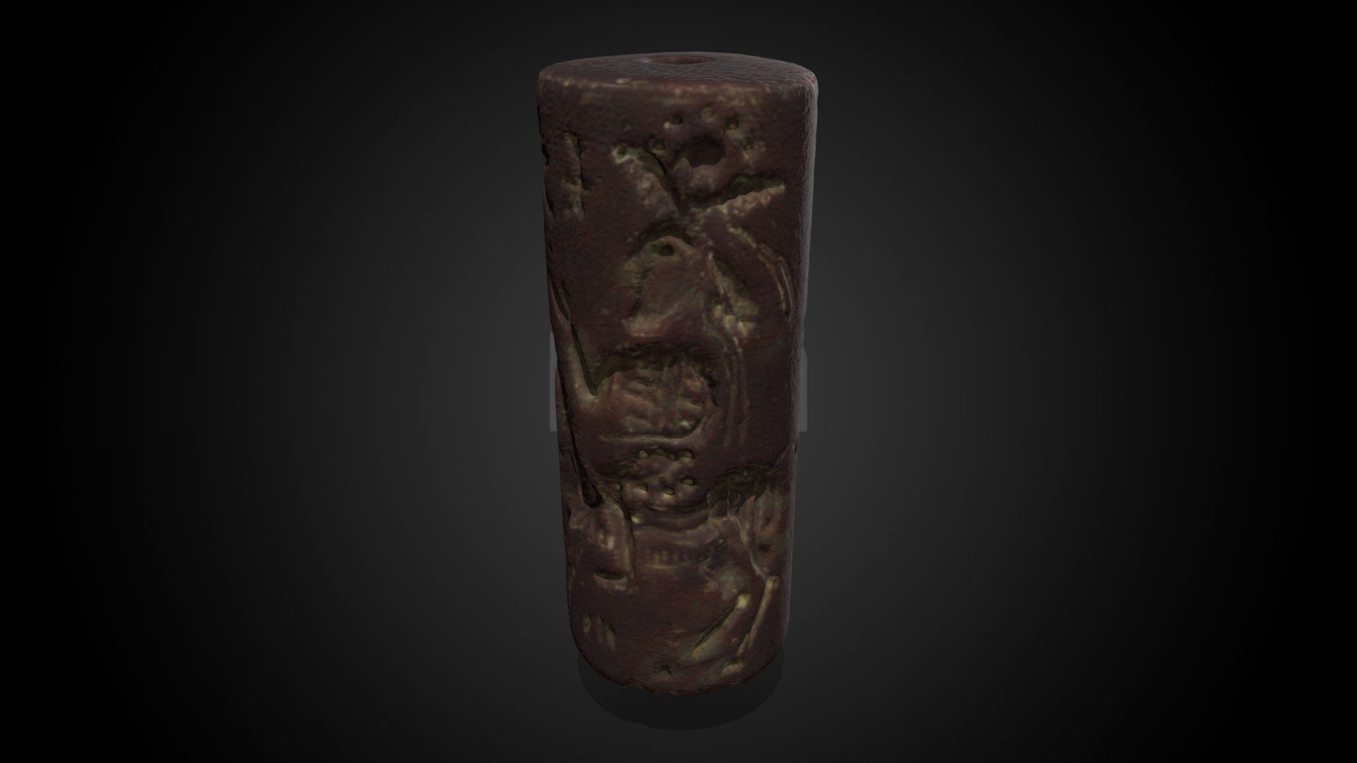 Mesopotamian Cylinder Seal, c. 800-400 BCE