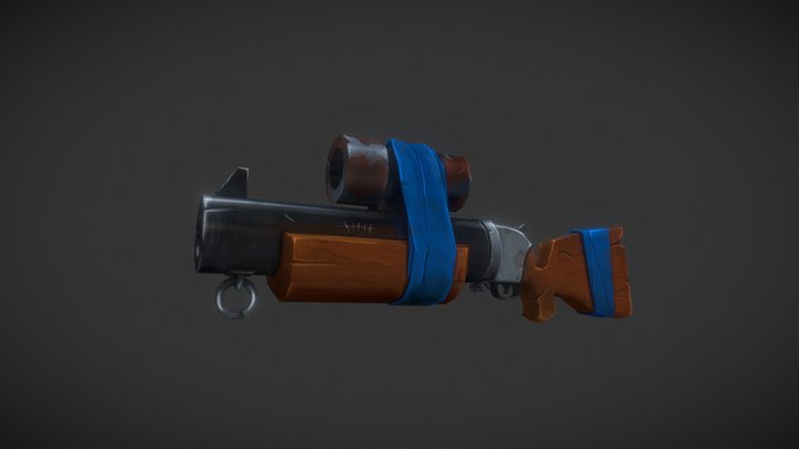 GUN 3D Model