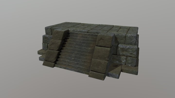 Stone foundation 3D Model