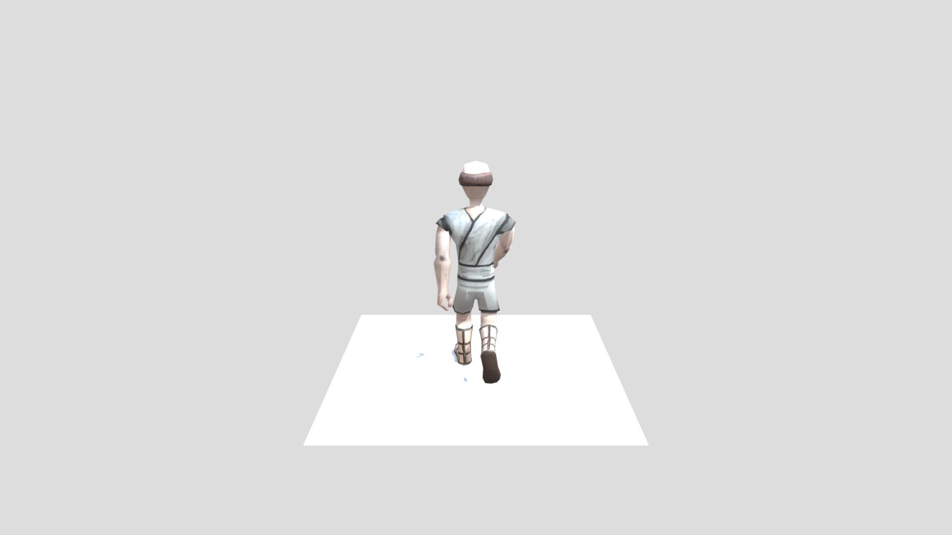 Pastor de Ovelhas Low Poly