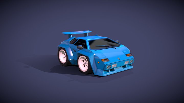 Countach 3D Model