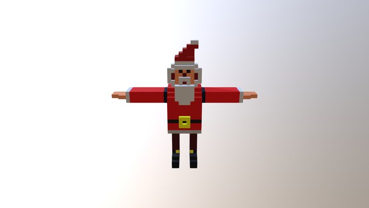 Santa 3D Model