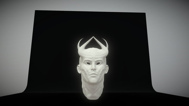 Alienhead or Demon head 3D Model