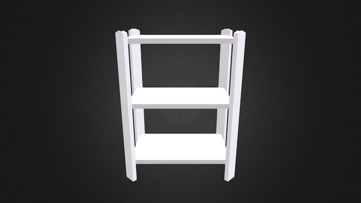 Bookshelf 3D Model