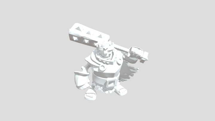 Skeleton King 3D Model