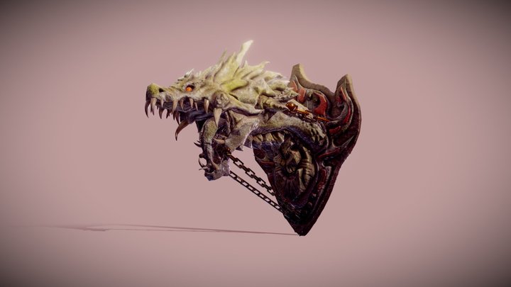Mathues Lucas Dragon Statue B2C2_HEAJ_Props2 3D Model