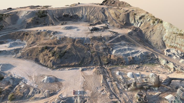SILICA BORROW SITE - 8-23-17 3D Model