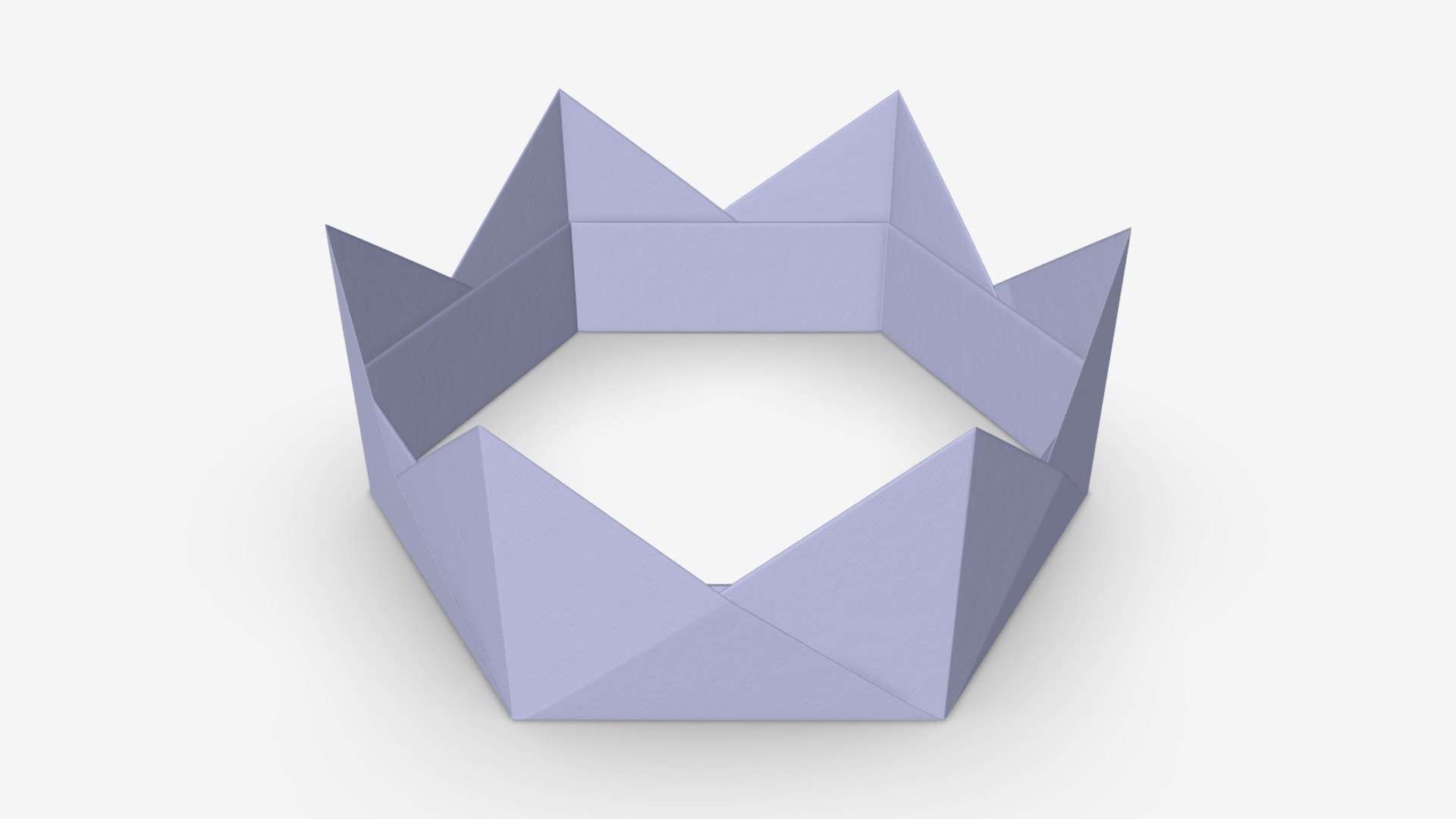 Paper crown origami - Buy Royalty Free 3D model by HQ3DMOD (@AivisAstics)  [f5f50a7]