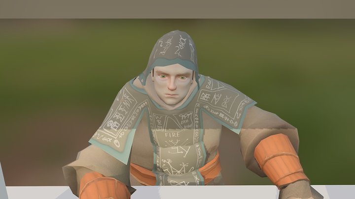 Magic Merchant 3D Model