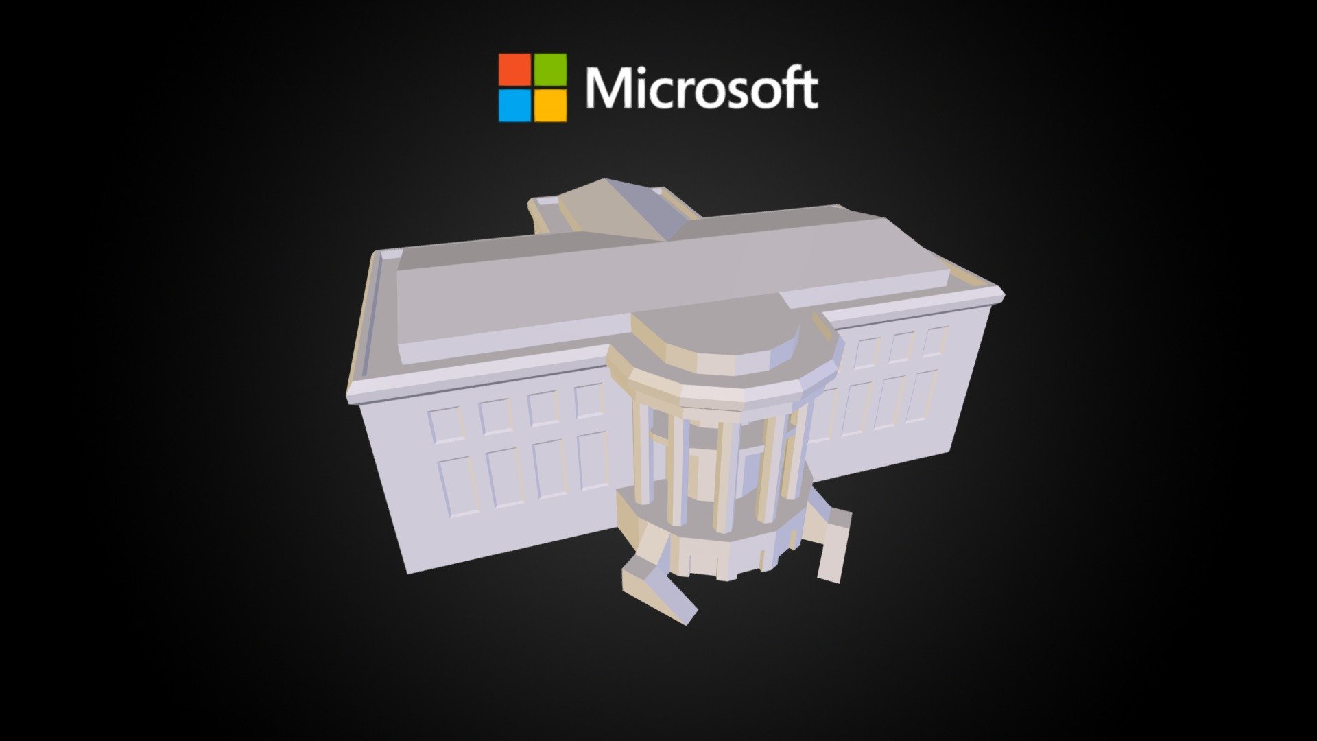 White House Download Free 3D model by Microsoft