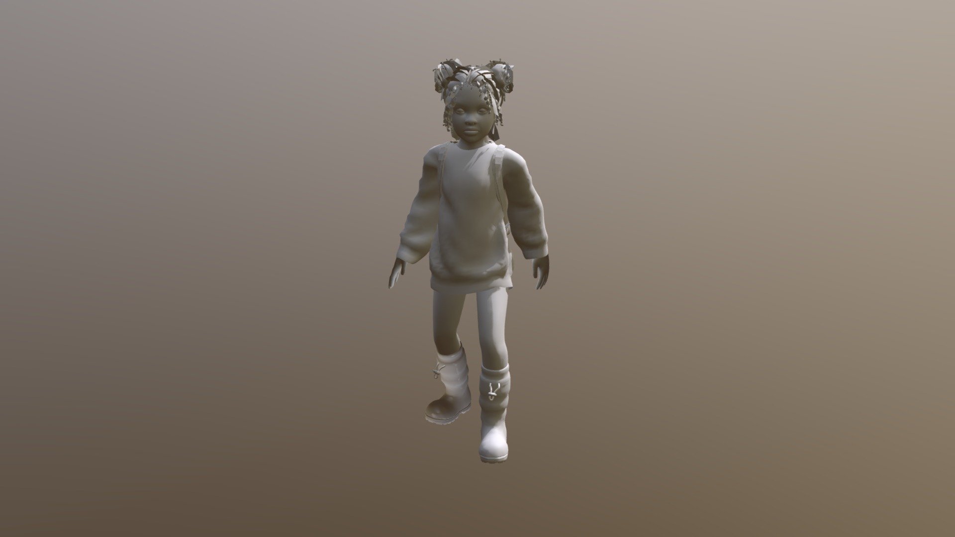 Sister 2 Idle Kick — Sketchfab embed 3D viewer
