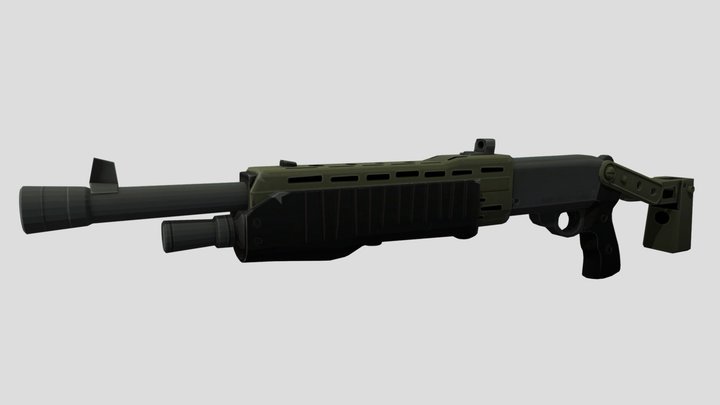 Legendary Shotgun - Fortnite 3D Model