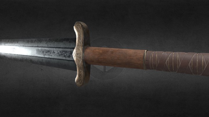 Viking LongSword 3D Model