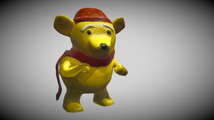 Bear yellow 3D Model