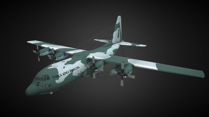 FAB 2471 C-130 Hercules-Free 3D Model
