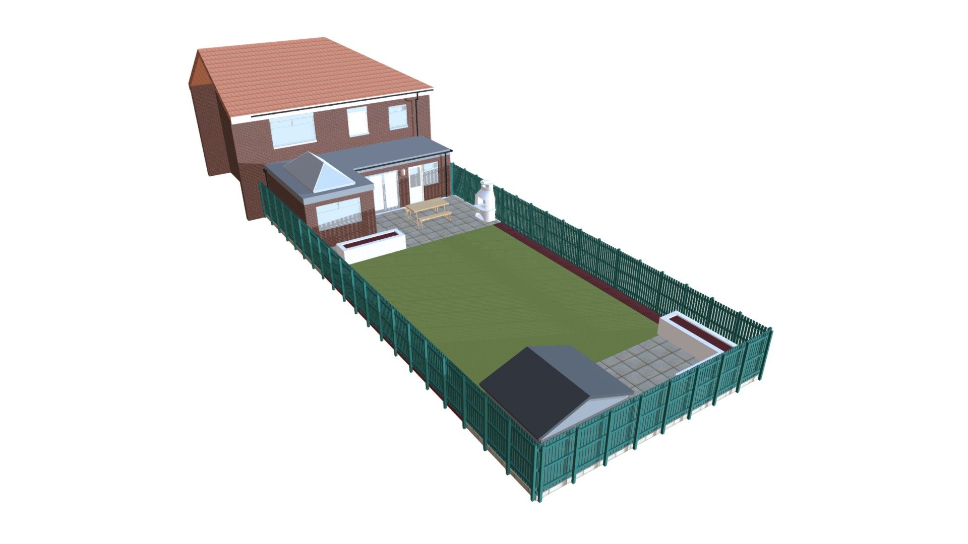 Kenton - Proposed Rear Extension - 3D model by rmwdesign [f5fb373 ...