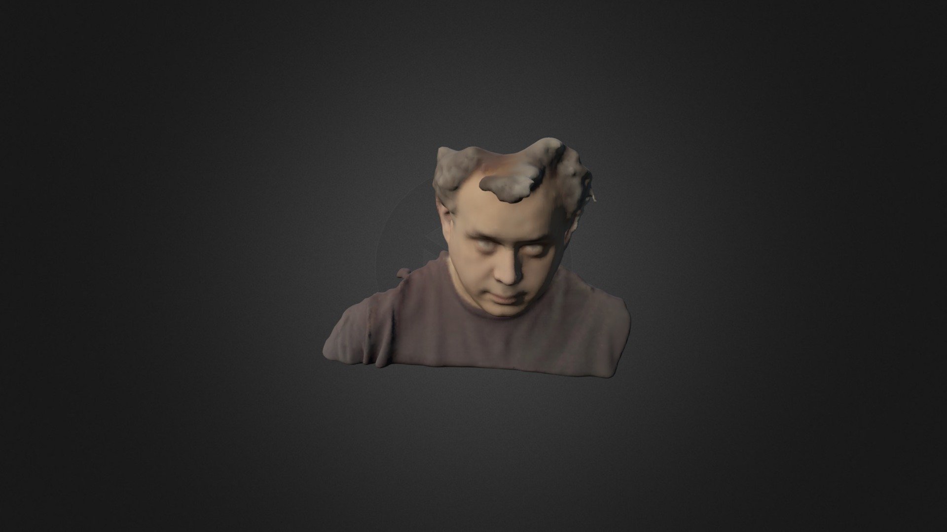 Me scanned with Structure Sensor and 4eyes