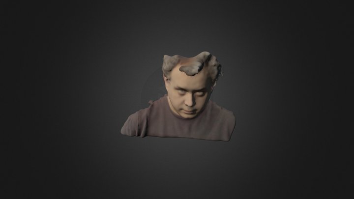 Me scanned with Structure Sensor and 4eyes 3D Model