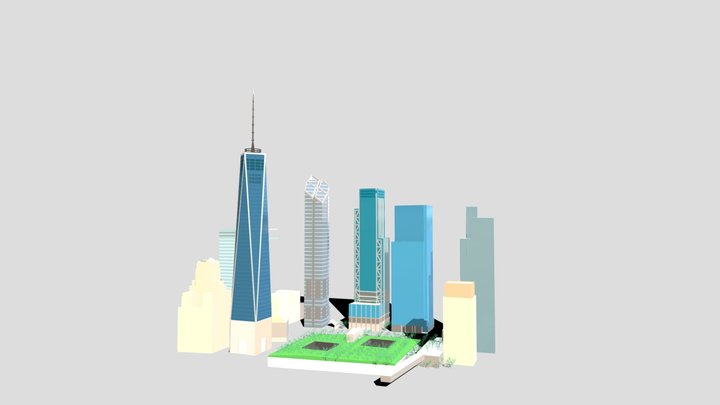 World Trade Center (2001 - present) – Kostenloses 3D-Modell STL