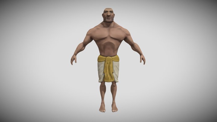 Sea of Thieves styled Character 3D Model