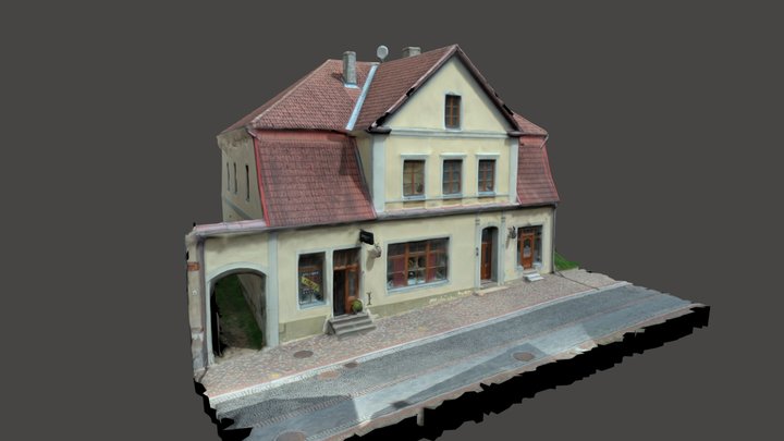 historical building in Cesis, Latvija 3D Model