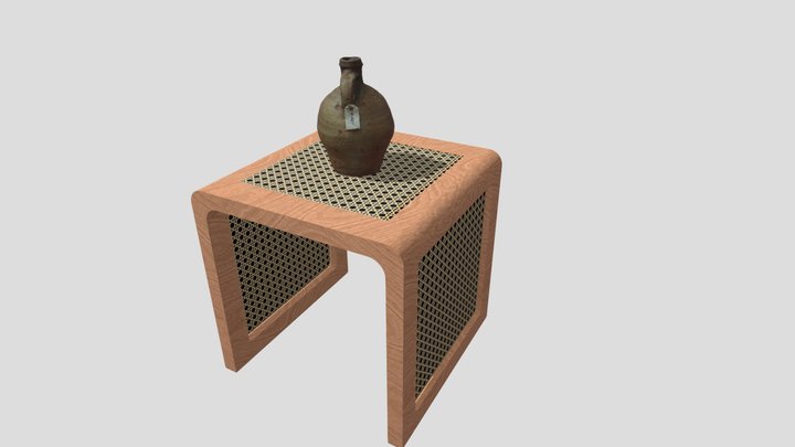 Cántaro de boca estrecha 3D Model