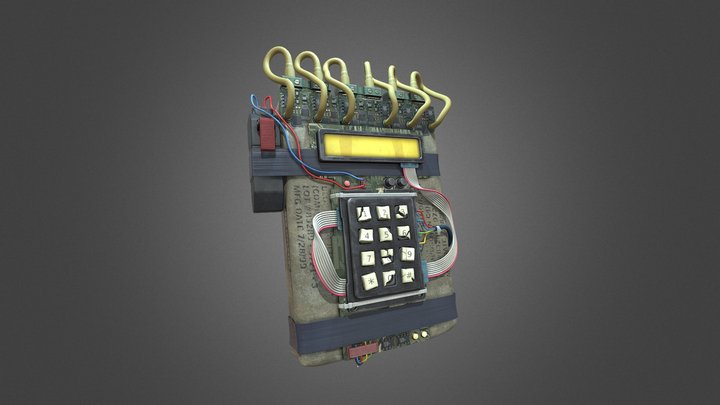 C4 Bomb 3D Model