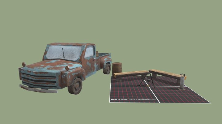 DAE 5 Finished props - ForestLoner 3D Model