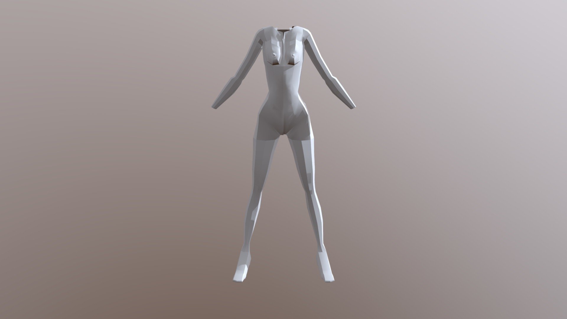Low poly body - 3D model by Aroc28 [f5ff57d] - Sketchfab