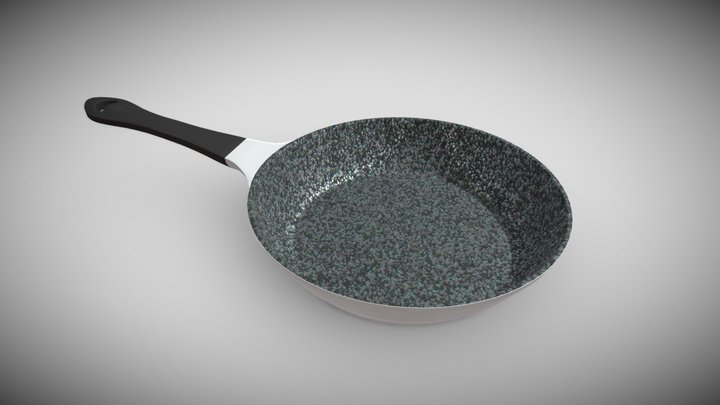 Modern_Cookware_v1_Frying_Pan 3D Model