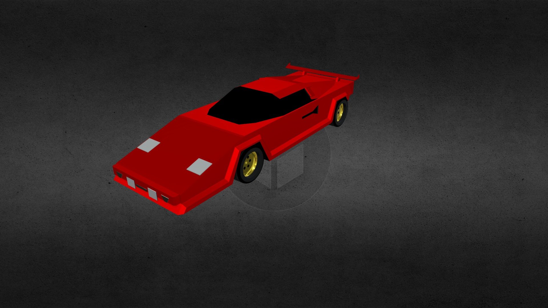 Lamborghini Countach (MUSE Version) - Download Free 3D model by Proj ...