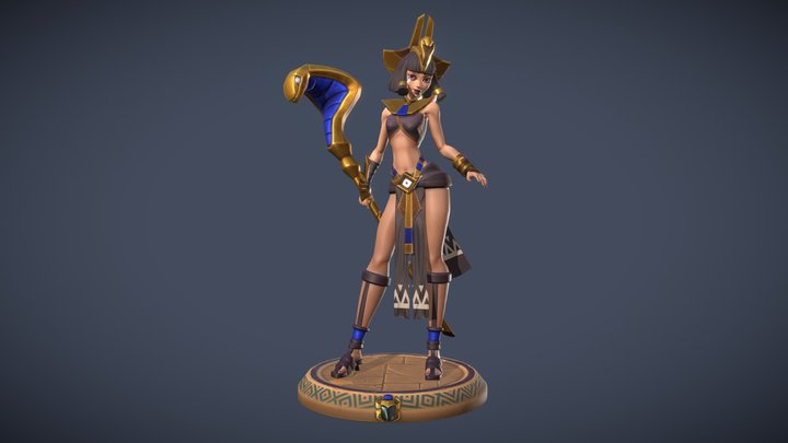 Chara - Egyptian girl 3D Model
