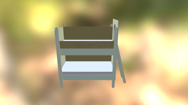 Bunk bed 3D Model