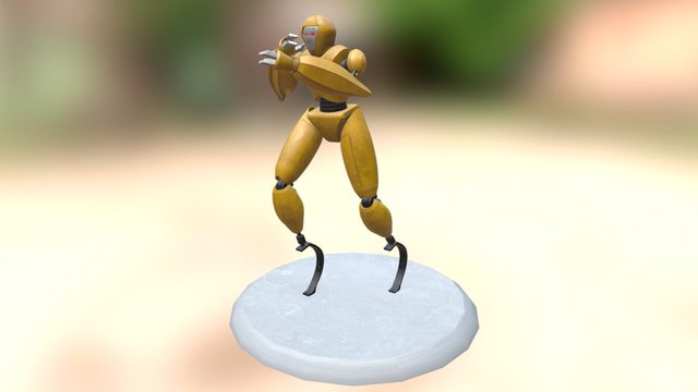 Fighting Robot 3D Model