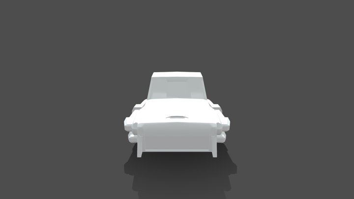 Vehículo Futurista 3D Model