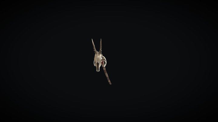Bone Dragon Staff 3D Model