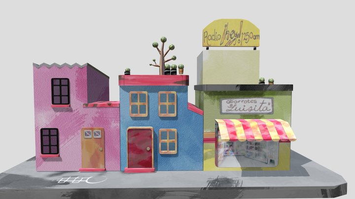 Street of "Paco el Chato" 3D Model